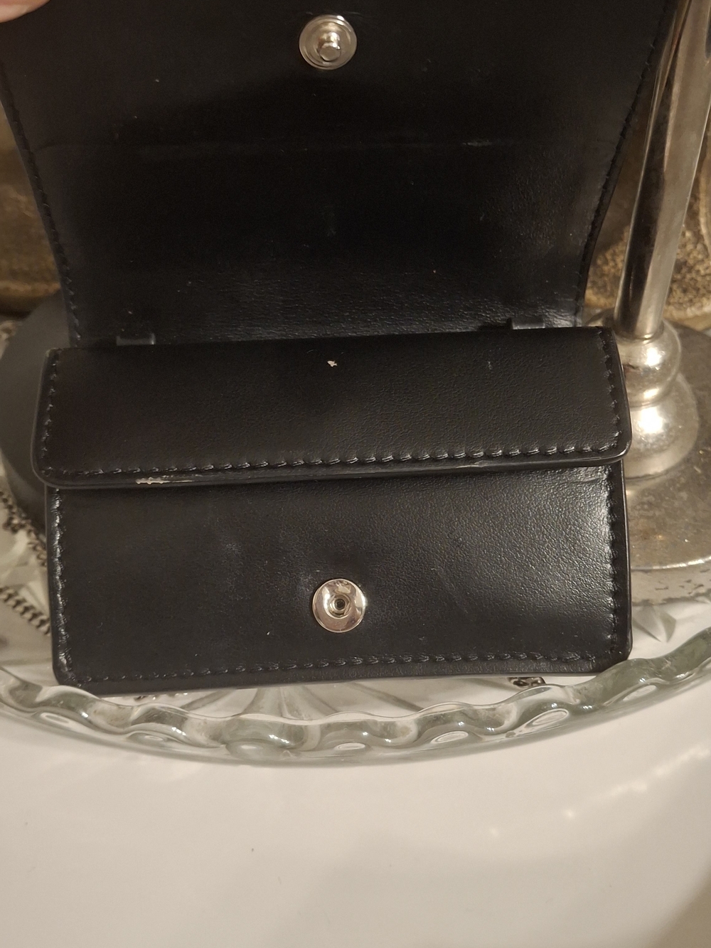 Burberry Vintage Check Small Crossbody Bag in Beige - Picture 7 of 8
